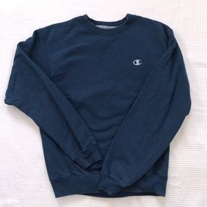 Champion Navy Crewneck!!